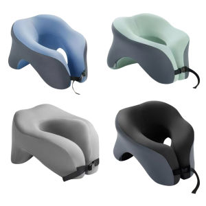 Breathable Memory Foam U-Shaped Car Neck Pillow Support Cushion for Comfortable Travel and Office Use