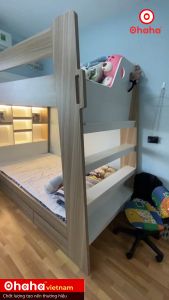 [ Freeship HCM ] [ Trả góp 0%]  [Video thực tế]  GIƯỜNG TẦNG THÔNG MINH HIỆN ĐẠI CAO CẤP OHAHA - GTHĐ012