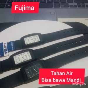 PROMO BISA BAYAR DITEMPAT Jam tangan wanita anti air / jam tangan fujima ltali karet