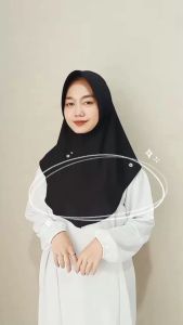HIJAB BERGO HAMIDAH MENUTUP DADA/JILBAB HAMIDAH MENUTUP DADA/KERUDUNG INSTANTPED JERSEY PREMIUM