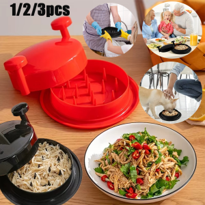 1-3pcs Chicken Meat Shredder Manual Washable Plastics Reusable Beef Mincer Separator Chicken Breast Slicer Meat Kitchen Gadgets