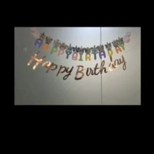 (Gifts Home) BANNER ULANG TAHUN SAMBUNG GOLD SILVER / BANNER MURAH DEKORASI ULANG TAHUN