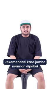 Kaos Pria Jumbo Katun Combed 24s Premium Lengan Pendek Big Size 2XL 3XL 4XL 5XL 6XL 7XL