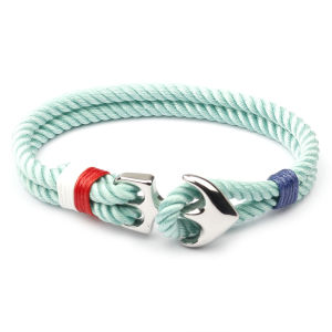 Navy Style Anchor Hand Bracelet for Men Women Titanium Steel Rudder Design Original Strange Fashion Streetwear Jewelry