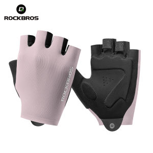 RockBros | ROCKBROS Summer Cycling Half Finger Gloves High Elastic Lightweight Breathable Shock Absorption Palm Pad Men Women Cycling Glove