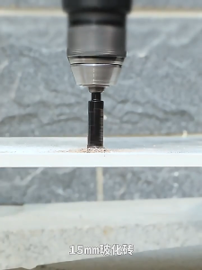 Multifunctional Dry Ceramic Tile Diamond Hole Opener 6-12mm Hex Shank With Cooling Wax High Efficiency Dry Drill Fit