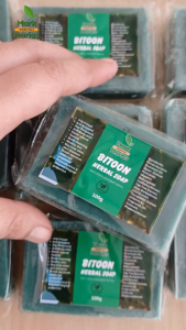 Bitoon Herbal Soap by Mark and Marias 100g | Anti-Bacterial Anti-Body Odor Anti-Fungal Anti-Ringworm | Treatment for Skin Diseases Faster Wound Healing Natural Herbal Body Soap for Daily Use | Gentle Skin Care for Men Women Family | Fresh Clean Feel!