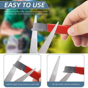 Professional Tungsten Diamond Ceramic Sharpener Multi-functional Tool for Knives Scissors Garden Shears