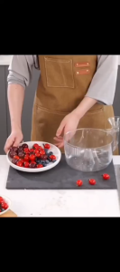 OHHDEER Bekas Basuh & Tos Automatik Buah Sayur Penapis Air Auto Drain Fruit Vegetable Washer Bowl