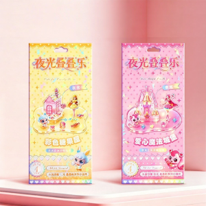 XIONGBUFAN | Glowing 3D Relief Stackable Sticker DIY Cartoon Decoration Decals