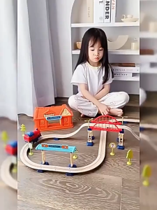 Electric Assembling Rail Train Boy Educational Simulation Model Set Christmas Birthday Gift Train