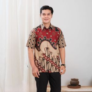 KEMEJA BATIK PRIA JUMBO BERFURING//KEMEJA BATIK BIG SIZE KAIN KATUN PRIMA PREMIUM//ATASAN BATIK MOTIF TERBARU BERLAPIS TRIKOT Seragam COD SELURUH INDONESIA