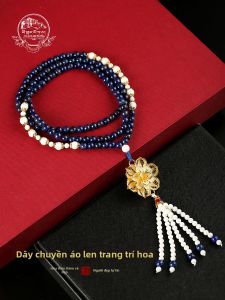 POTALA PALACE | Mặt Dây Chuyền Thiết Kế Độc Đáo với Thạch Anh Hắc Diệu Lapis