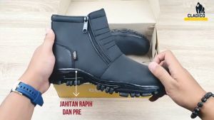 SEPATU SAFETY BOOTS RESLETING ZIPPER CLADICO FASTER NEW ARRIVAL 2021 BERKUALITAS TERJAMIN