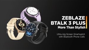 New Zeblaze Btalk 3 Plus Voice Calling Smart Watch 1.39 Large HD Color Display Fitness Tracking Smartwatch for Men and Ladies