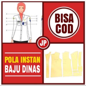 Pola Instan Baju Dinas Harian