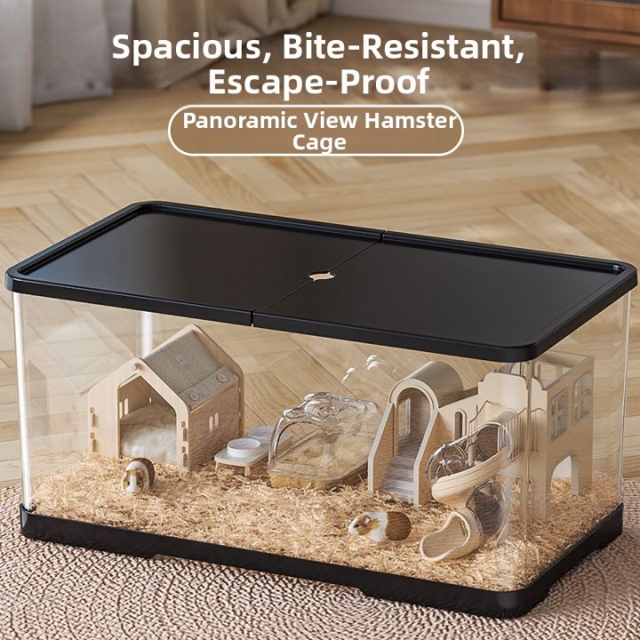 KUOTING | Large Luxurious Transparent Acrylic Hamster Cage | Lazada PH