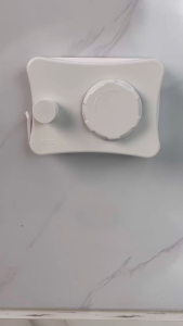 Baokemo Wall mounted invisible retractable clothesline with adjustable non sagging laundry line clothes hanger storage rack