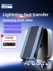 Acasis | Compatible Thunderbolt USB4 SSD External Enclosure 40Gbps