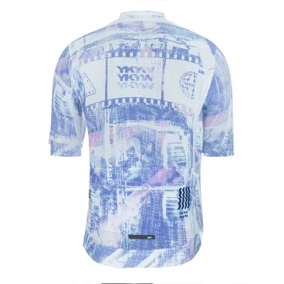 YKYWBIKE 2026 Men Short Sleeve Cycling Jersey Quick Dry Slim Fit Anti-Slip Road MTB Bike Maillot Ciclismo Summer Cycling Top
