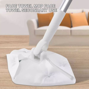360 Rotating Mop Floor Cleaning Disposable Replaceable Floor Cloths Mop With MicroFibre Mop Paper Adjustable Lazy Mops