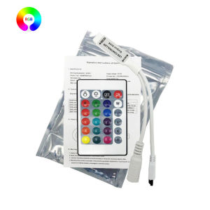 Bộ Điều Khiển Đèn LED RGB Mini 12V 4PIN Điều Khiển Thông Minh Với Bộ Thu Đổi Màu Từ Xa 24 Phím Cho Đèn Dây Đèn LED