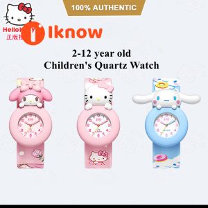 Tôi Biết 100% Xác Thực Hello Kitty Đồng Hồ Cho Trẻ Em Cô Gái Đồng hồ chống thấm nước Đồng hồ thạch anh Cho Trẻ Em Chàng Trai Dễ Thương Đồng Hồ Đeo Tay Rõ Ràng Sáng chống xước 307 手表女生防水 món quà sinh nhật Giáng sinh Quà Tặng