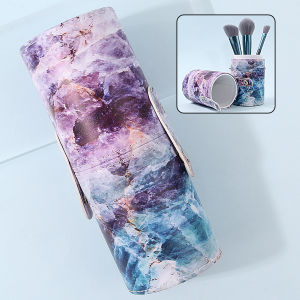 Fashionable and high-quality makeup brush storage bucket with a large capacity and lid design a makeup storage tool