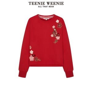 TEENIE WEENIE | Spring Summer Round Neck Quirky Fashion Chinese Style Blouse