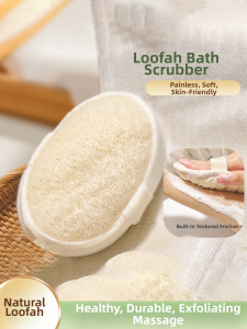 IMLUCKY | Natural Luffa Loofah Washing Cloth Pain-Free Bathing Accessory