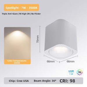 HUOQI | Ultra-Slim Open-Mounted Anti-Glare Wall Washer Luminaire