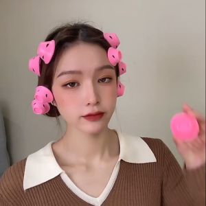 10pcs/set Mushroom Hairstyle Roller DIY Silicone Hair Curler Hair Rollers Styling Tool