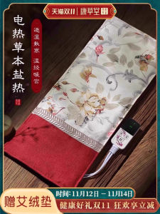 Kangcaotang Salt Heating Pad Sea Salt Electrotherapy Bag Moxibustion Maternity Health Care Equipment Rectangular Shape 220V