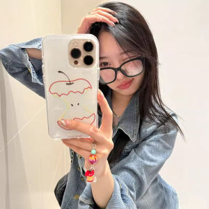 Simple Line Graffiti Red  Phone Case for Oppo Reno 13/12 Pro/10 Pro+11 pro Findx8 Pro/7 pro Realme GT7 Pro/13 Pro+ White Bottom IMD