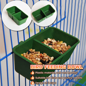 BIBLIO Pet Bird Drinker Feeder Water Cup Chicken Pigeon Special Drinking Feeding Tool for Poultry Pets