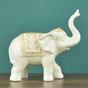 Jingdezhen Ceramic Elephant Decoration