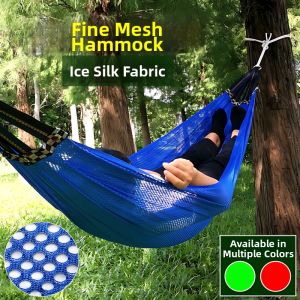 QIZHOU | Anti-Tipping Outdoor Single Ice Silk Hammock