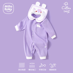 ชุดบอดี้สูทเด็กทารกแบบฤดูใบไม้ผลิและฤดูใบไม้ร่วงเสื้อผ้าเด็กทารกชายและหญิงสำหรับทารกแรกเกิดชุดคลานชุดจั๊มสูทชุดนอนสุดฮิตผ้าฝ้ายแท้สำหรับฤดูหนาว