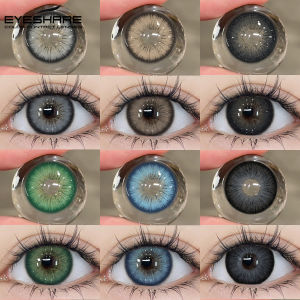 EyeShare | EYESHARE Colored Contact Lenses for Eyes 2pcs Soft Black Lens Eye Fashion Blue Beauty Pupils Gray Contact Brown Eyes Makeup Lens