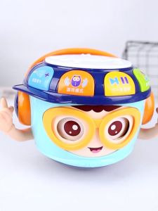 Childrens Tumbler Music Hand Drum 1-6 Years Old Baby Toys Baby Projection Drum Childrens Early Education Educational