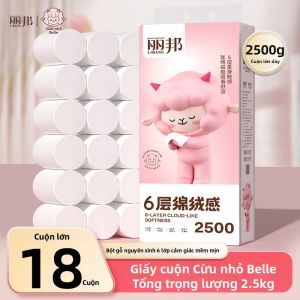 libang | Giấy Vệ Sinh Không Lõi Gia Đình 6 Lớp 18 Cuộn