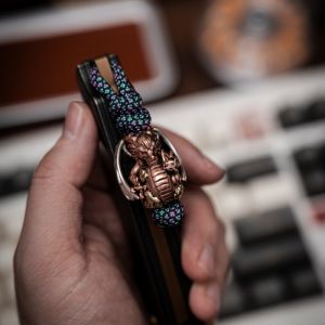 MOT Titanium Dragon Mechanical Pushing Card Metal Stress Relief Toy EDC Trendy Plaything Adult Outdoor Leisure Traditional Toy