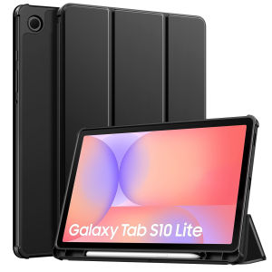 TiMOVO Case for Samsung Galaxy Tab S10 Lite 10.9 Inch 2025 SM-X400/X406 with S Pen Holder Slim Stand Soft TPU Back Tablet Protective Cover Support Auto Wake/Sleep
