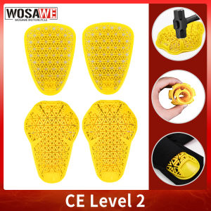 WOSAWE CE Level 1/2 Motorcycle Pants Jeans Insert Protective Gear MTB Anti-Fall Knee Hip Protection Motorbiker Racing Kneepads