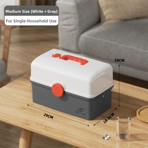 MIVOFIVO | Multi-layer Large Capacity Home Emergency Medical Storage Box