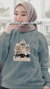 JULIANDO SHOP - BAJU LABUBU FOUR4 DISTRO LENGAN PANJANG WANITA TERBARU - BAJU LENGAN PANJANG CEWEK TRENDY MASA KINI - KAOS DISTRO WANITA LENGAN PANJANG KEREN TERLARIS