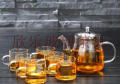 Thickened Glass Tea Set Flower Tea Pot Stainless Steel Filter Red Tea Herbal Gongfu Tea Cup Durable Heat Resistant Tea Utensils. 