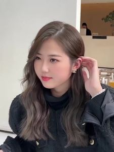 No need to bleach hair dye set Plant essence does not stimulate the scal（hair colorcolor shampoopermanentherbal dyehair dye shampooplant bubble hair dyeMint brownmilktea brown no bleaching）