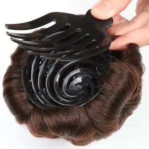 2023 New Style Womens Low Bun Hair Flower Accessory Nine Flowers Hairpin Fake Hair Band Fashionable Hair Accessories