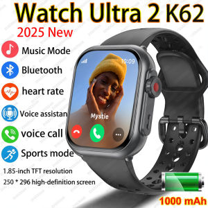 For iOS Watch Ultra 2 1000 mAh Smart Watch Men Women 1.85-inch HD Full Touch Screen IP68 Waterproof Bluetooth Call Smartwatch